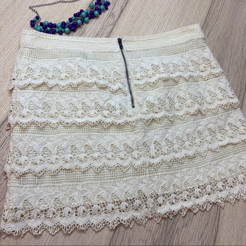 American Eagle Outfitters Mini Lace Skirt size 12